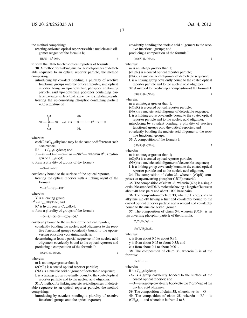 METHODS FOR COVALENT LINKING OF OPTICAL REPORTERS - diagram, schematic, and image 20