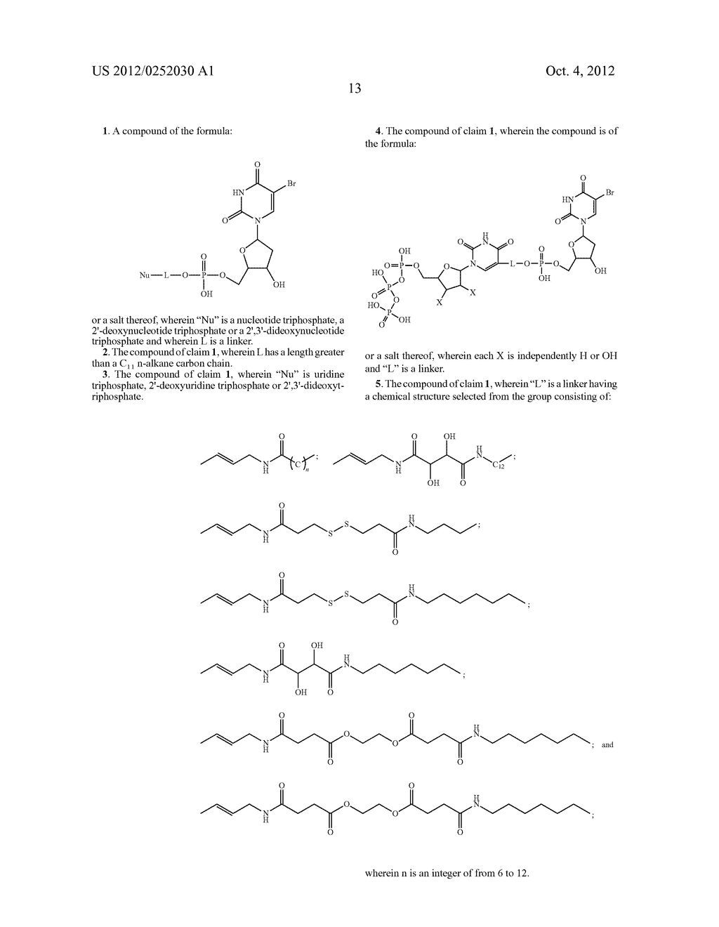 5-BROMO-2'-DEOXY-URIDINE LABELED NUCLEOTIDE TRIPHOSPHATES AND NUCLEIC ACID     PROBES AND METHODS OF MAKING AND USING THE SAME - diagram, schematic, and image 16