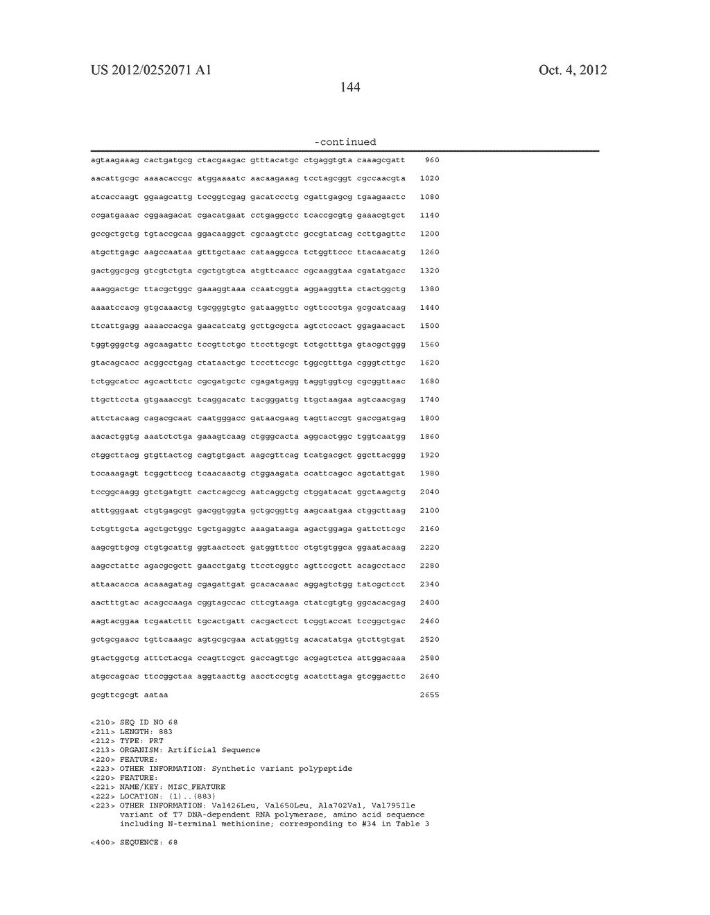 T7 RNA POLYMERASE VARIANTS WITH CYSTEINE-SERINE SUBSTITUTIONS - diagram, schematic, and image 148