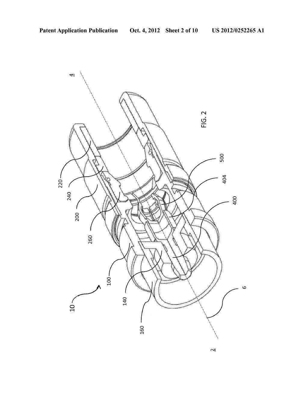 CONNECTOR ASSEMBLY FOR CORRUGATED COAXIAL CABLE - diagram, schematic, and image 03