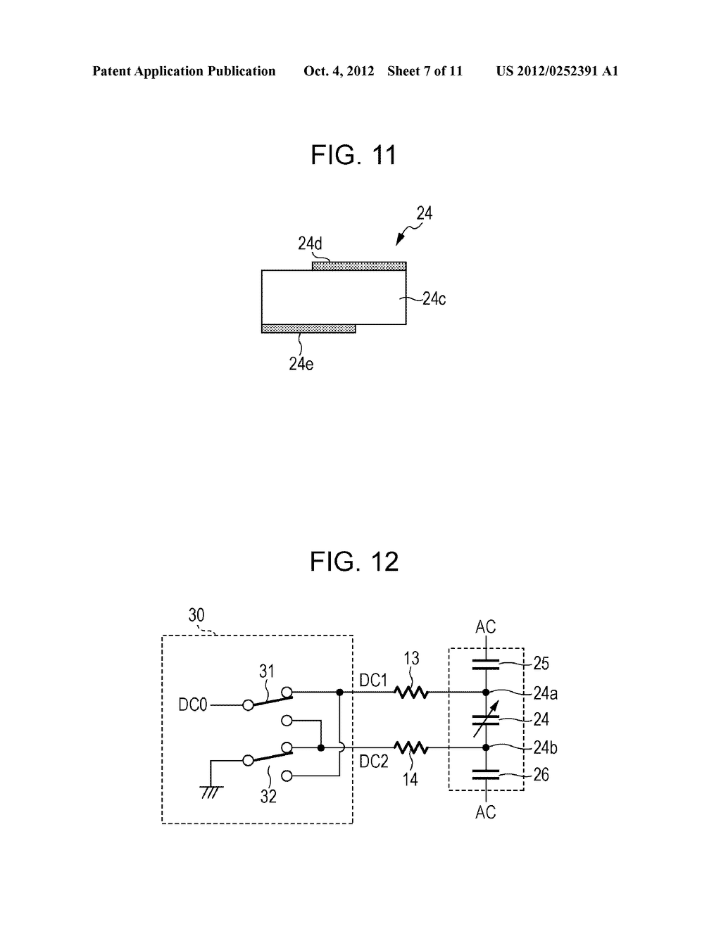 COMMUNICATIONS DEVICE, RESONANT CIRCUIT, AND METHOD OF APPLYING CONTROL     VOLTAGE - diagram, schematic, and image 08