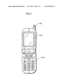 CELLULAR PHONE PROVIDED WITH KEY LOCK FUNCTION diagram and image