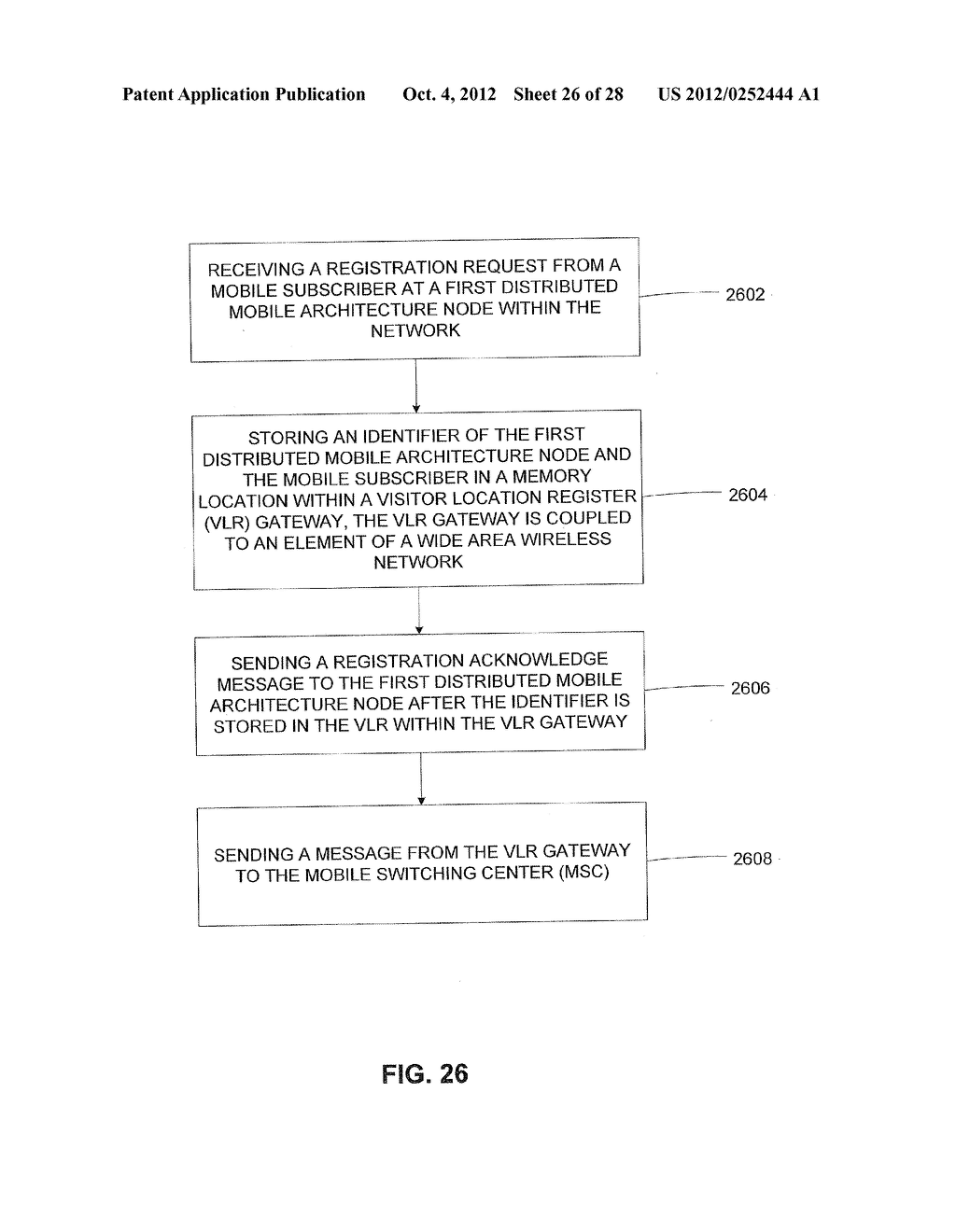 Roaming Mobile Subscriber Registration in a Distributed Mobile     Architecture - diagram, schematic, and image 27