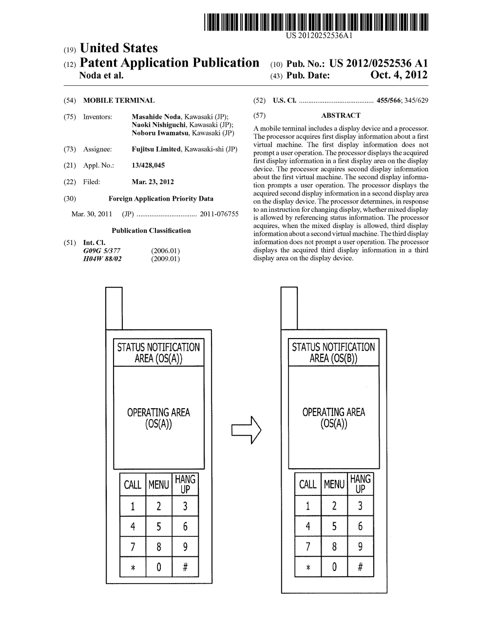 MOBILE TERMINAL - diagram, schematic, and image 01