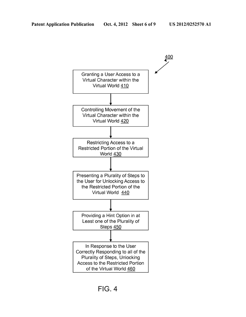 METHOD FOR VIRTUAL FRIENDSHIP AND ACCESSING RESTRICTED PORTIONS OF VIRTUAL     WORLDS - diagram, schematic, and image 07