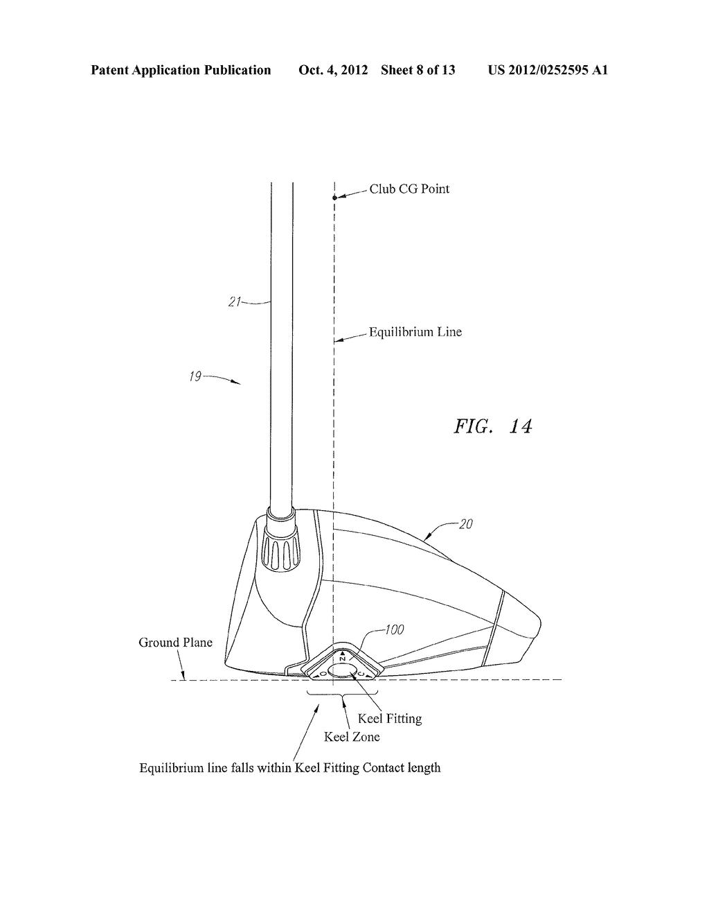 WOOD-TYPE GOLF CLUB HEAD WITH ADJUSTABLE SOLE CONTOUR - diagram, schematic, and image 09