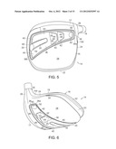 GOLF CLUB ASSEMBLY AND GOLF CLUB WITH AERODYNAMIC FEATURES diagram and image