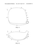 GOLF CLUB ASSEMBLY AND GOLF CLUB WITH AERODYNAMIC FEATURES diagram and image