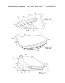 GOLF CLUB ASSEMBLY AND GOLF CLUB WITH AERODYNAMIC FEATURES diagram and image