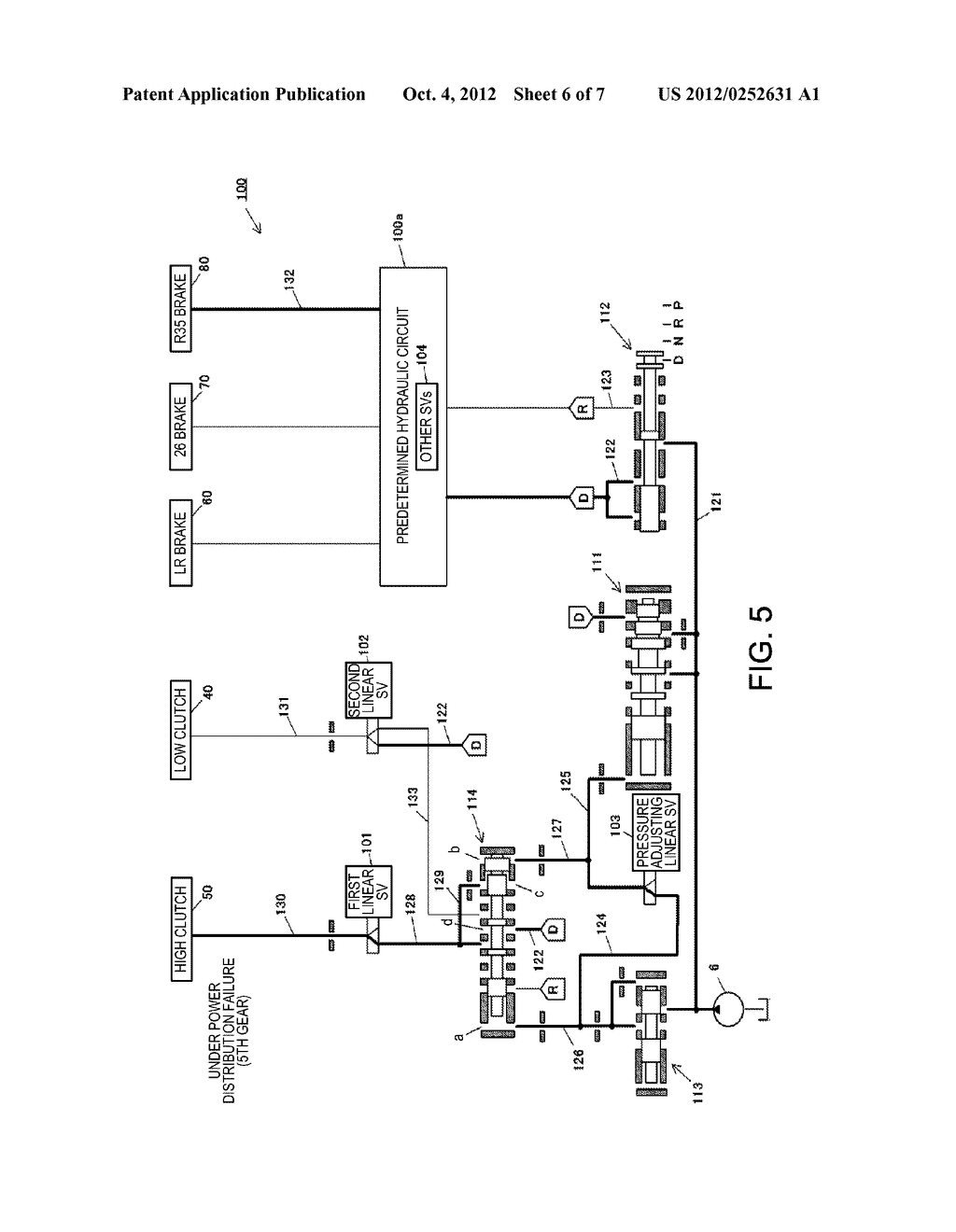 HYDRAULIC CONTROL DEVICE OF AUTOMATIC TRANSMISSION - diagram, schematic, and image 07