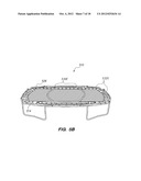 TRAMPOLINE WITH COLLAPSIBLE ENCLOSURE ASSEMBLY diagram and image