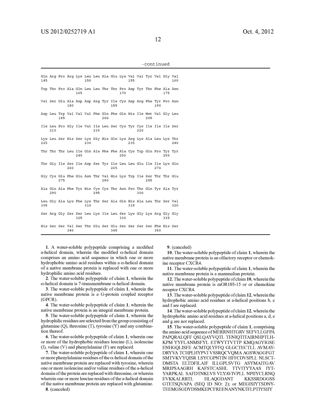 WATER SOLUBLE MEMBRANE PROTEINS AND METHODS FOR THE PREPARATION AND USE     THEREOF - diagram, schematic, and image 20