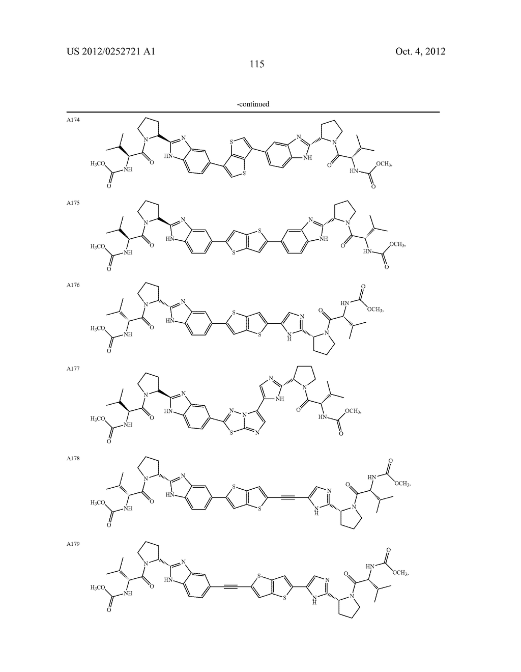 METHODS FOR TREATING DRUG-RESISTANT HEPATITIS C VIRUS INFECTION WITH A     5,5-FUSED ARYLENE OR HETEROARYLENE HEPATITIS C VIRUS INHIBITOR - diagram, schematic, and image 116