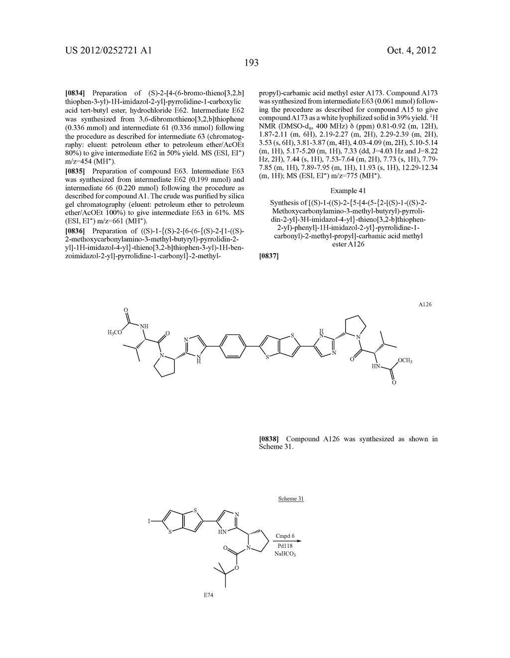METHODS FOR TREATING DRUG-RESISTANT HEPATITIS C VIRUS INFECTION WITH A     5,5-FUSED ARYLENE OR HETEROARYLENE HEPATITIS C VIRUS INHIBITOR - diagram, schematic, and image 194