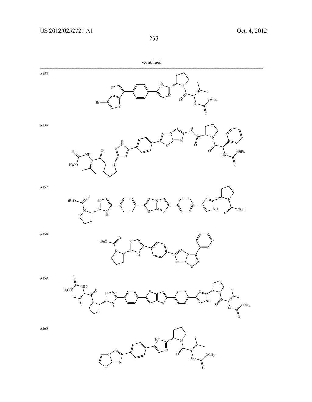 METHODS FOR TREATING DRUG-RESISTANT HEPATITIS C VIRUS INFECTION WITH A     5,5-FUSED ARYLENE OR HETEROARYLENE HEPATITIS C VIRUS INHIBITOR - diagram, schematic, and image 234