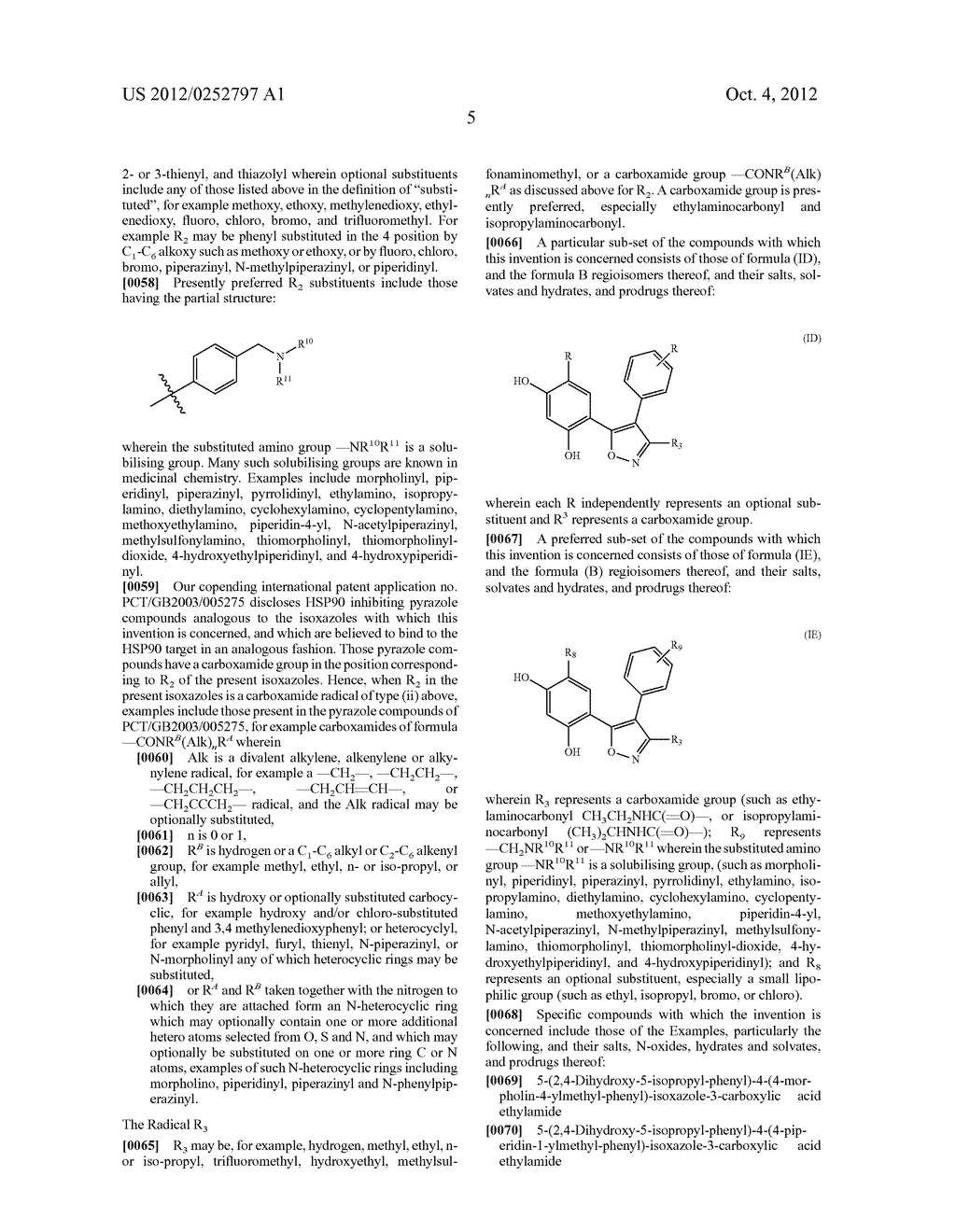 Isoxazole Compounds As Inhibitors Of Heat Shock Proteins - diagram, schematic, and image 06