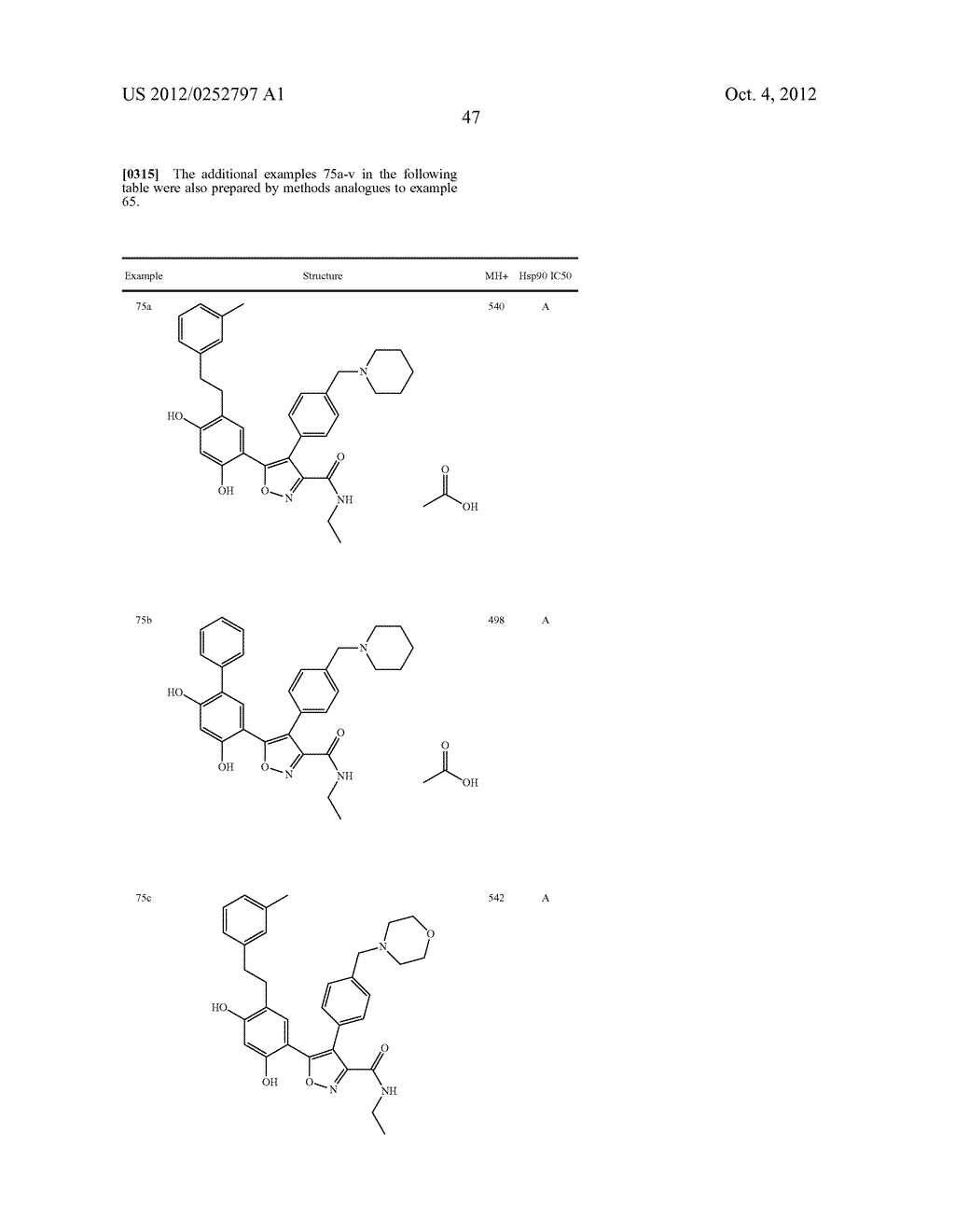 Isoxazole Compounds As Inhibitors Of Heat Shock Proteins - diagram, schematic, and image 48