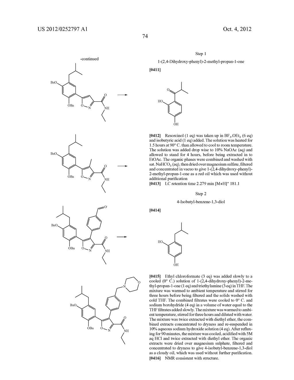 Isoxazole Compounds As Inhibitors Of Heat Shock Proteins - diagram, schematic, and image 75