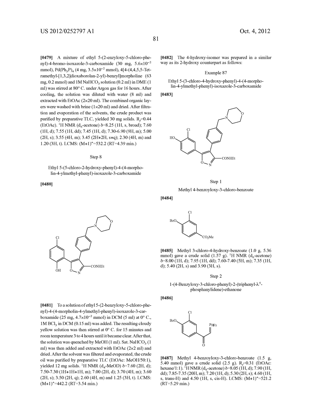 Isoxazole Compounds As Inhibitors Of Heat Shock Proteins - diagram, schematic, and image 82