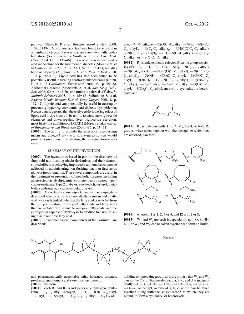 FATTY ACID NON-FLUSHING NIACIN DERIVATIVES AND THEIR USES - diagram, schematic, and image 03