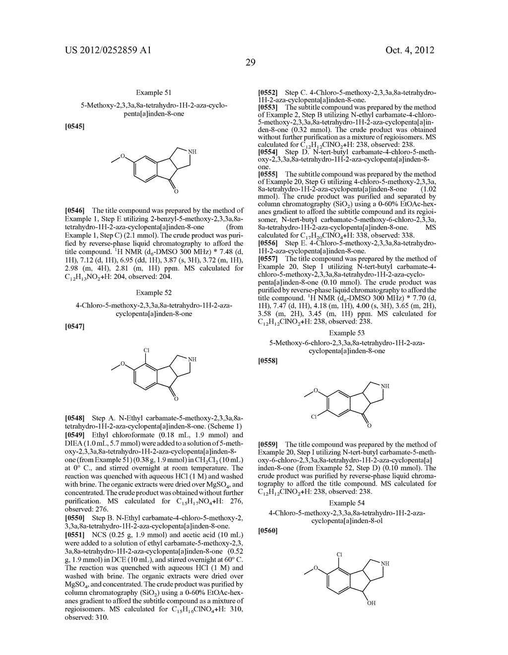 Tricyclic Indeno-Pyrrole Derivatives as Serotonin Receptor Modulators - diagram, schematic, and image 30