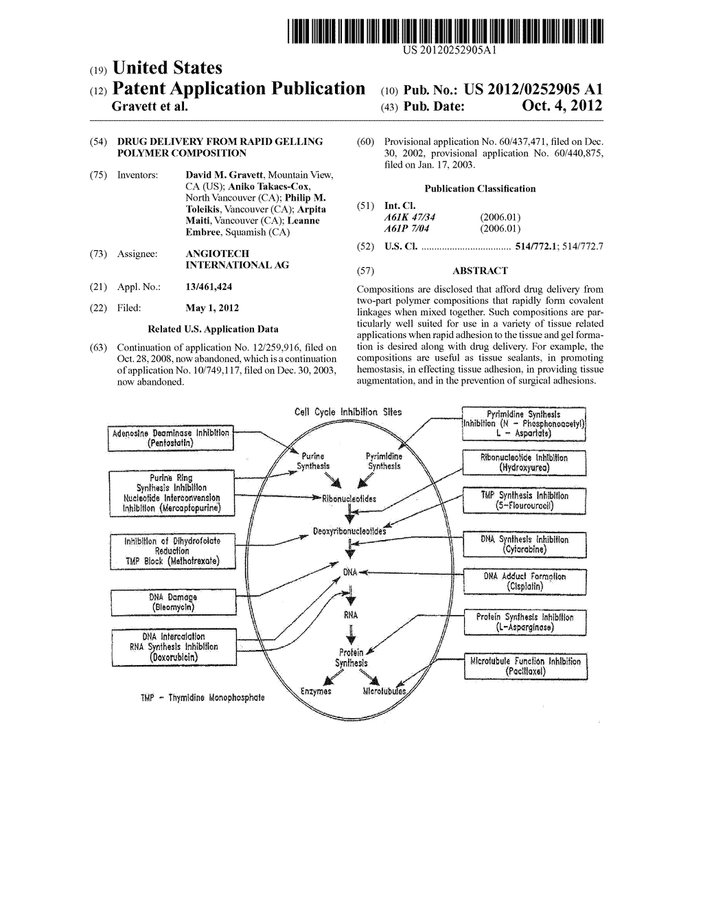 DRUG DELIVERY FROM RAPID GELLING POLYMER COMPOSITION - diagram, schematic, and image 01