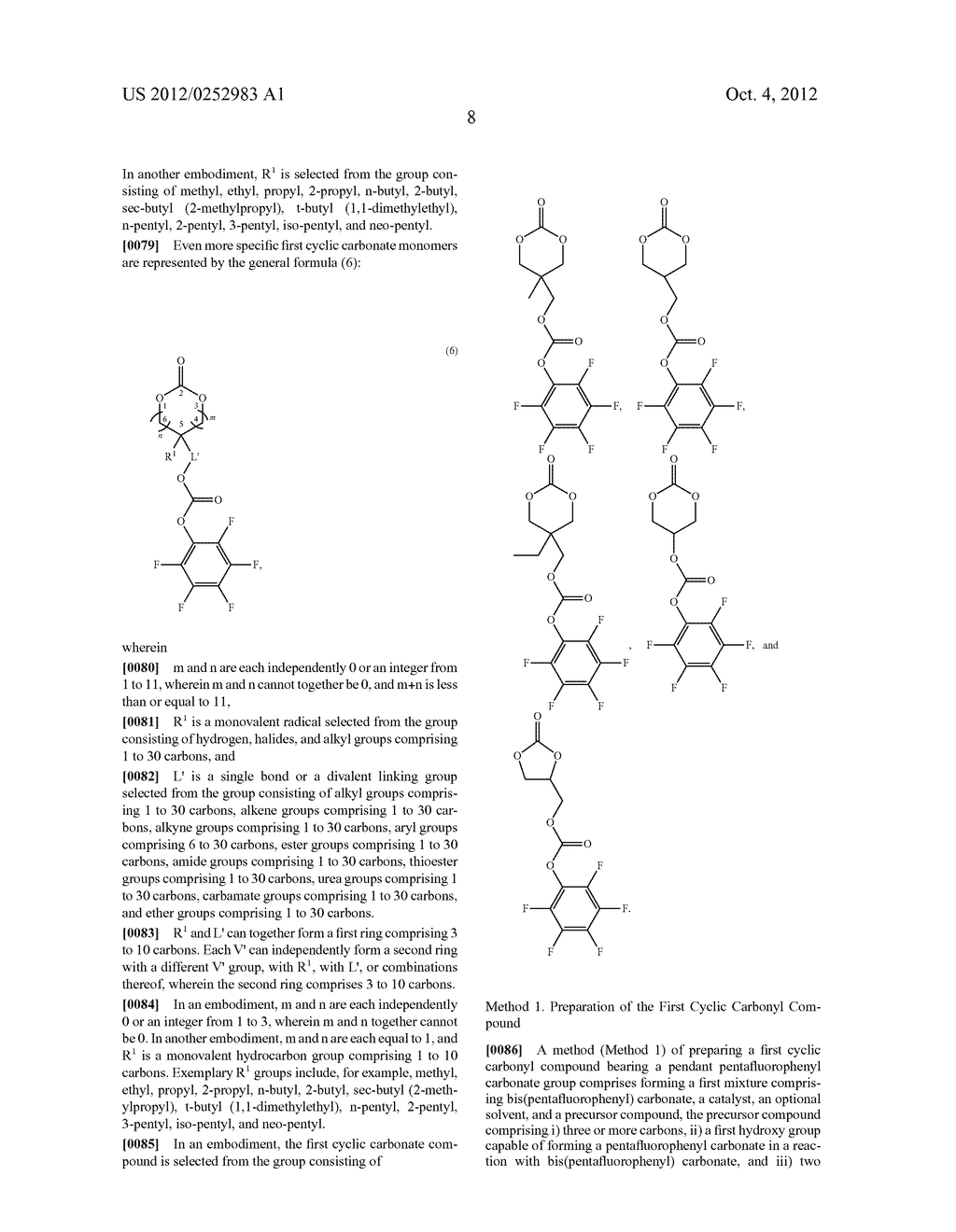 CYCLIC CARBONYL COMPOUNDS WITH PENDANT CARBONATE GROUPS, PREPARATIONS     THEREOF, AND POLYMERS THEREFROM - diagram, schematic, and image 09