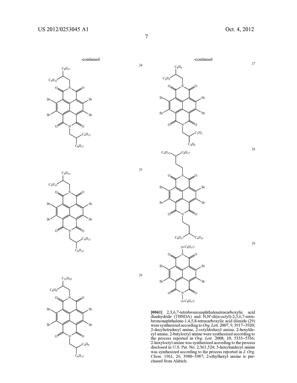 Sulfur Containing Heterocycle-Fused Naphthalene Tetracarboxylic Acid     Diimide Derivatives, Preparation Method And Use Thereof - diagram, schematic, and image 17