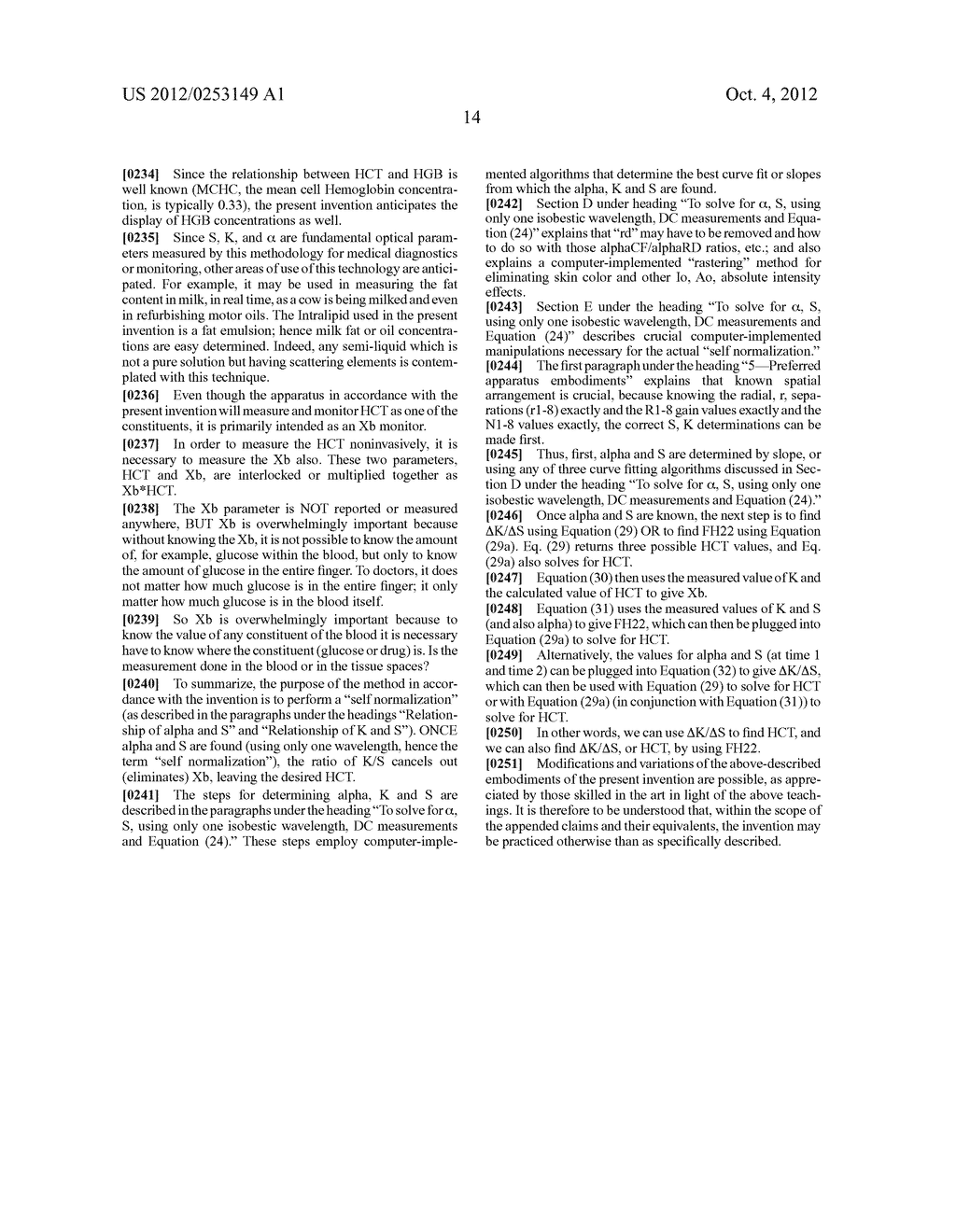 METHOD AND APPARATUS FOR NON-INVASIVE PHOTOMETRIC BLOOD CONSTITUENT     DIAGNOSIS - diagram, schematic, and image 27