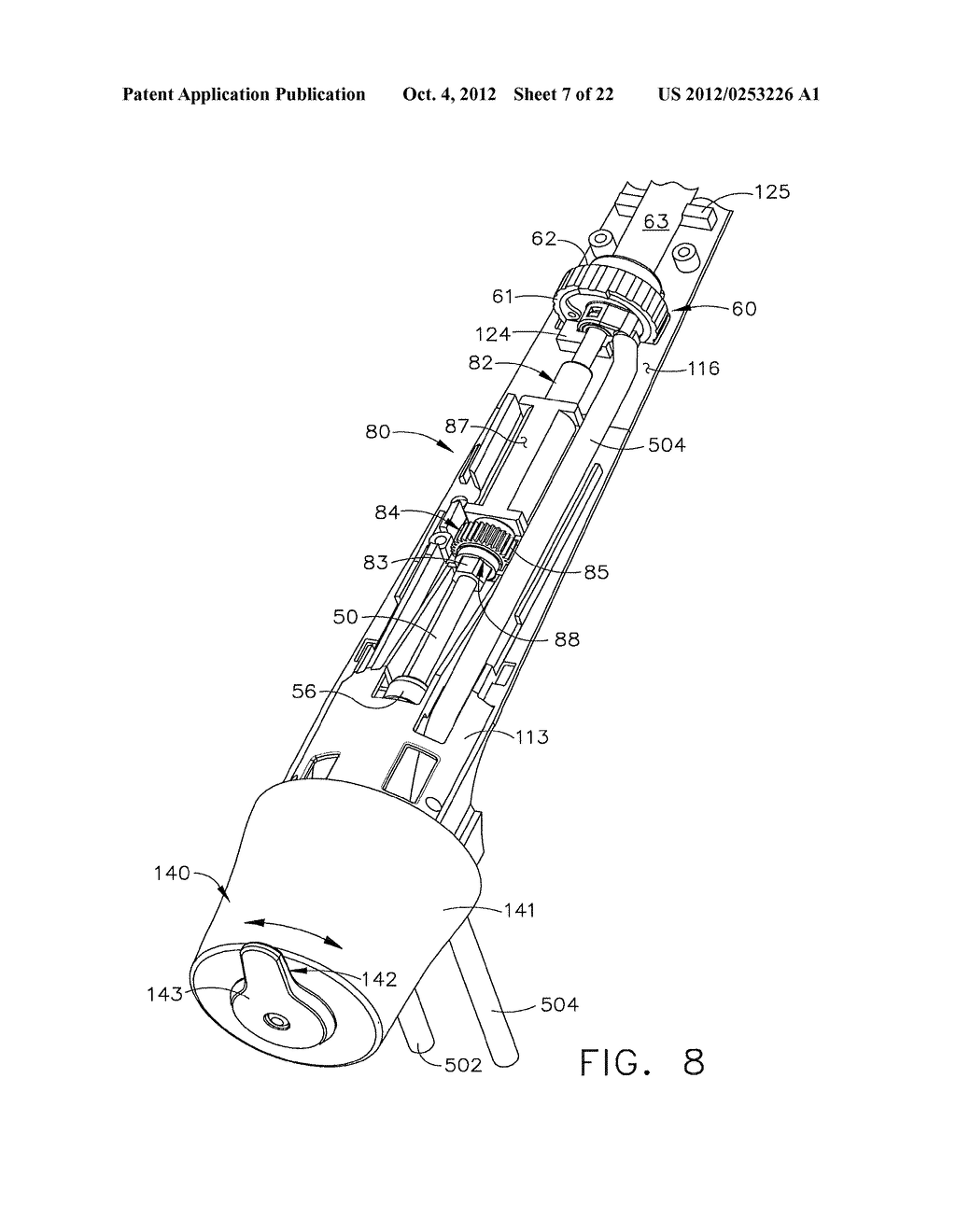 BIOPSY DEVICE WITH CENTRAL THUMBWHEEL - diagram, schematic, and image 08