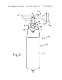 Therapeutic device and method for scar tissue therapy having intermediate     and opposed heads diagram and image