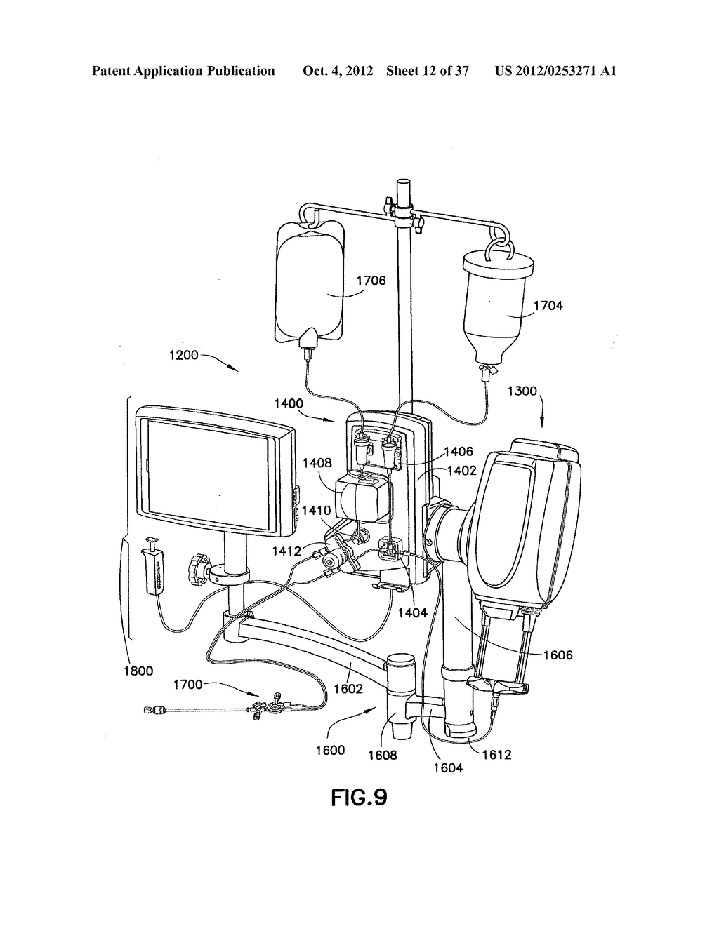 DRIP CHAMBER AND FLUID LEVEL SENSING MECHANISM FOR A FLUID DELIVERY SYSTEM - diagram, schematic, and image 13