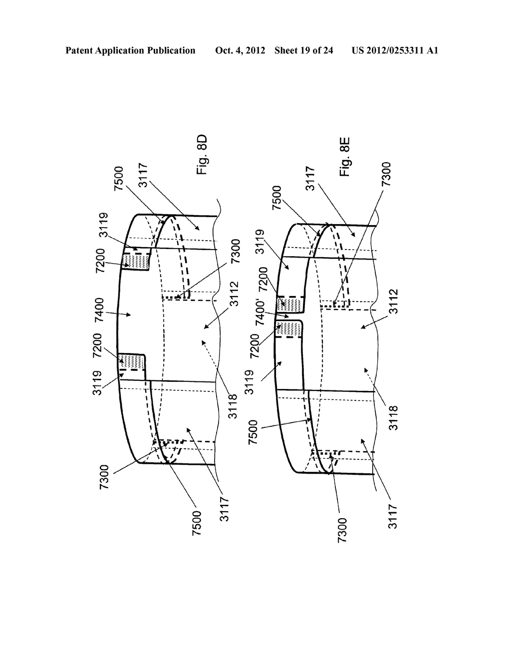 METHOD FOR MANUFACTURING A THREE DIMENSIONALLY SHAPED ARTICLE COMPRISING     HIP/THIGH PANELS AND A HOOP FROM A PLUS-SHAPED BLANK, AND SUCH AN ARTICLE - diagram, schematic, and image 20