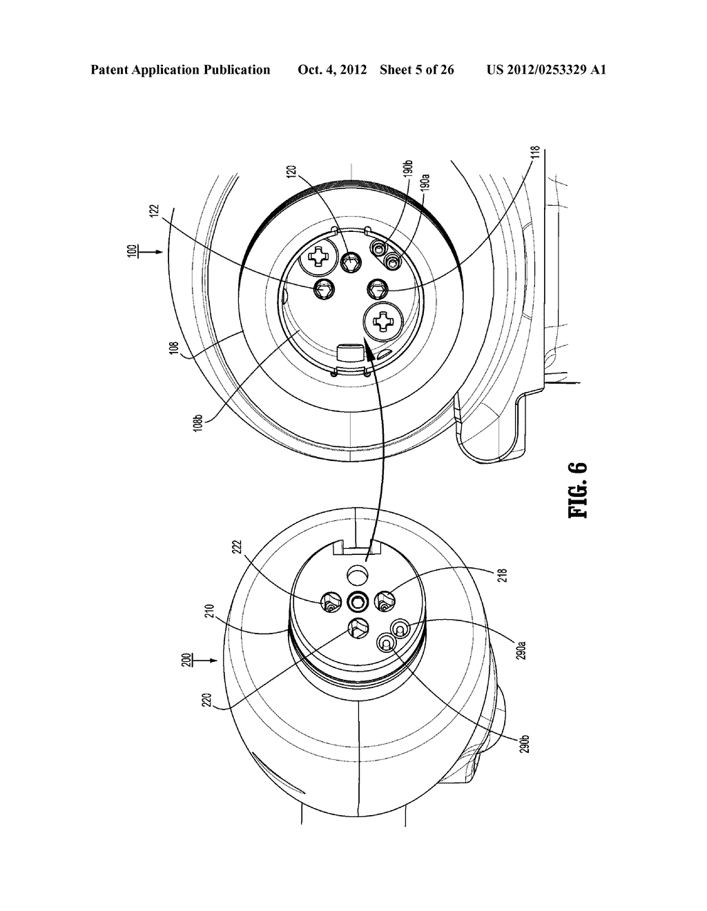 HAND HELD SURGICAL HANDLE ASSEMBLY, SURGICAL ADAPTERS FOR USE BETWEEN     SURGICAL HANDLE ASSEMBLY AND SURGICAL END EFFECTORS, AND METHODS OF USE - diagram, schematic, and image 06