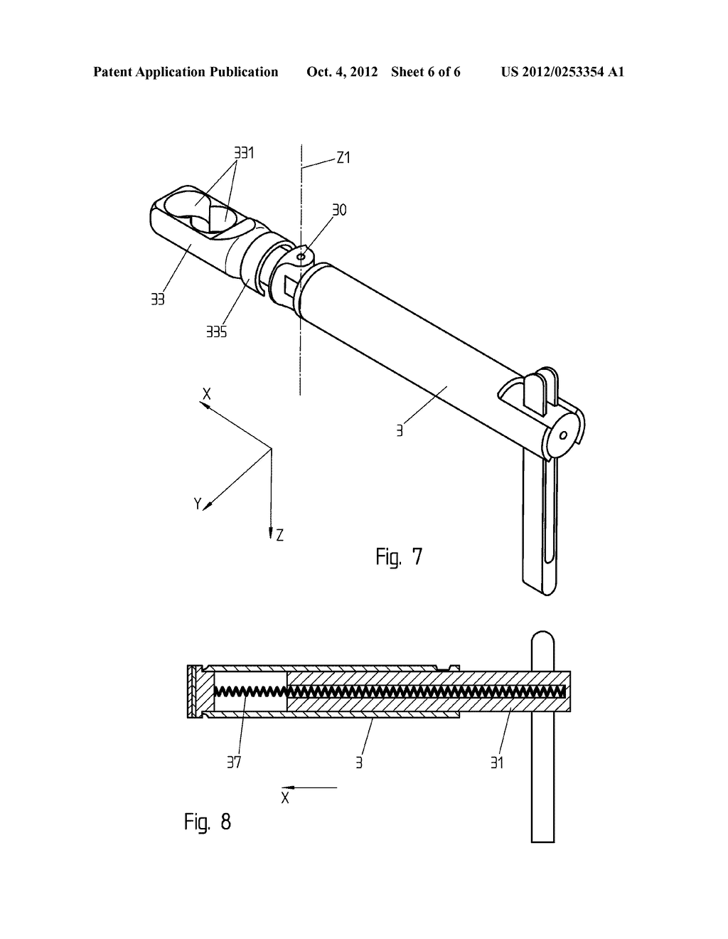 DEVICE FOR POSITIONING AND ADJUSTING A VIEWING AXIS - diagram, schematic, and image 07