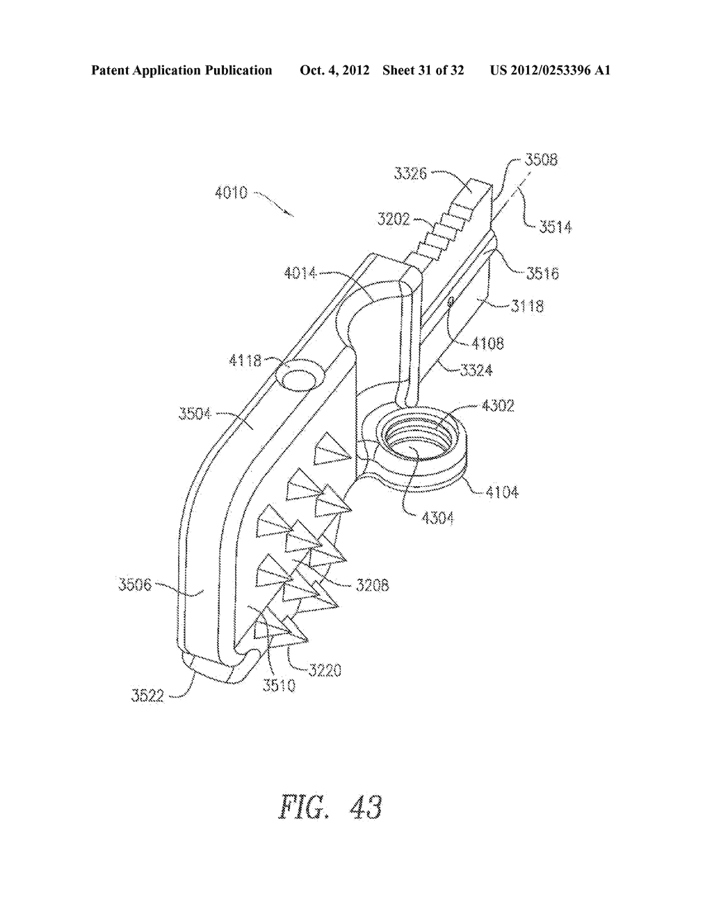 SPINOUS PROCESS DEVICE AND METHOD OF USE - diagram, schematic, and image 32