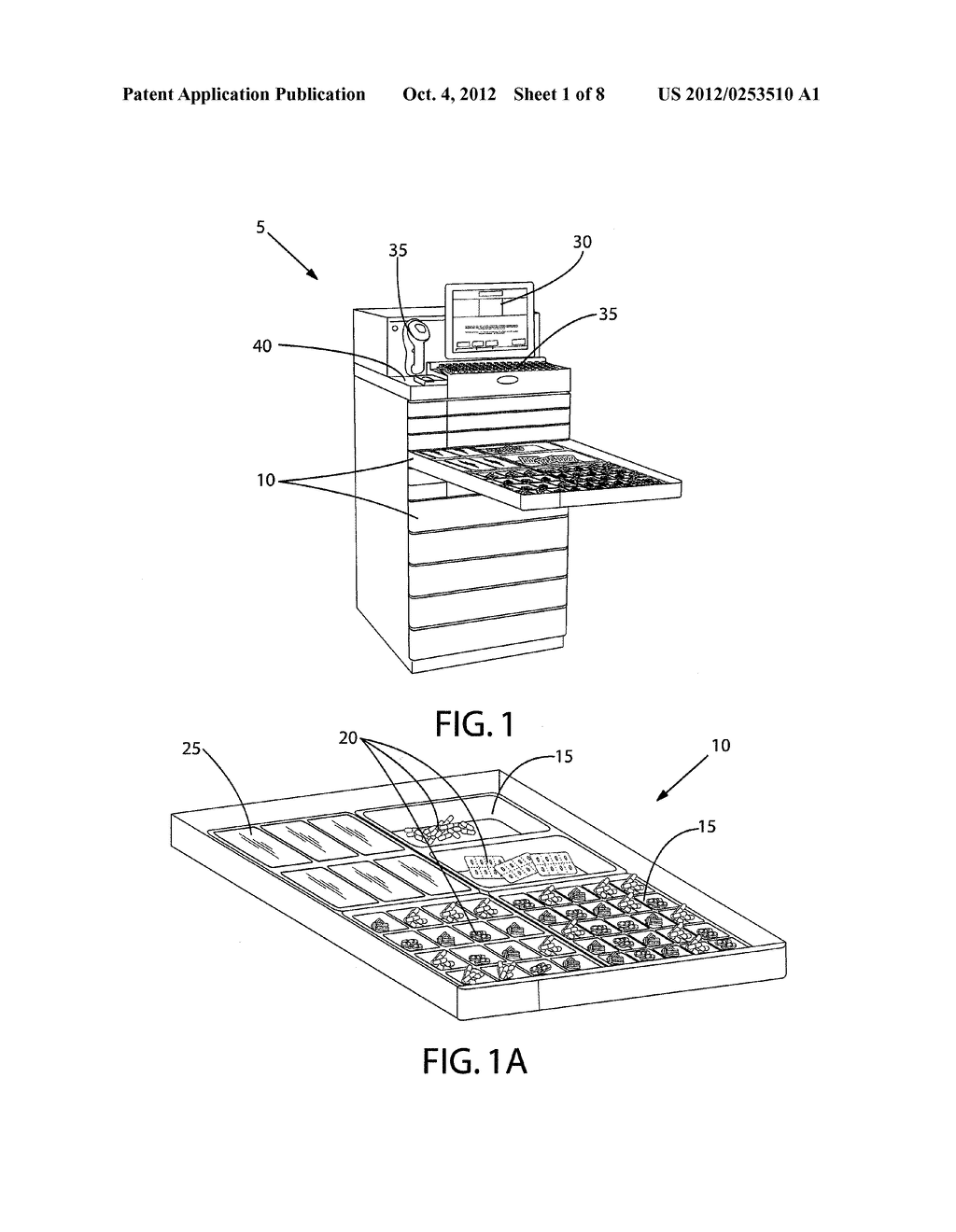 STORAGE DEVICES, SYSTEMS, AND METHODS FOR FACILITATING MEDICATION     DISPENSING AND RESTOCKING - diagram, schematic, and image 02