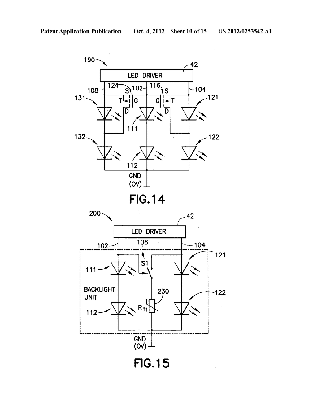 Method and apparatus for temperature measurement on a display backlight - diagram, schematic, and image 11