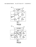 Method and apparatus for temperature measurement on a display backlight diagram and image