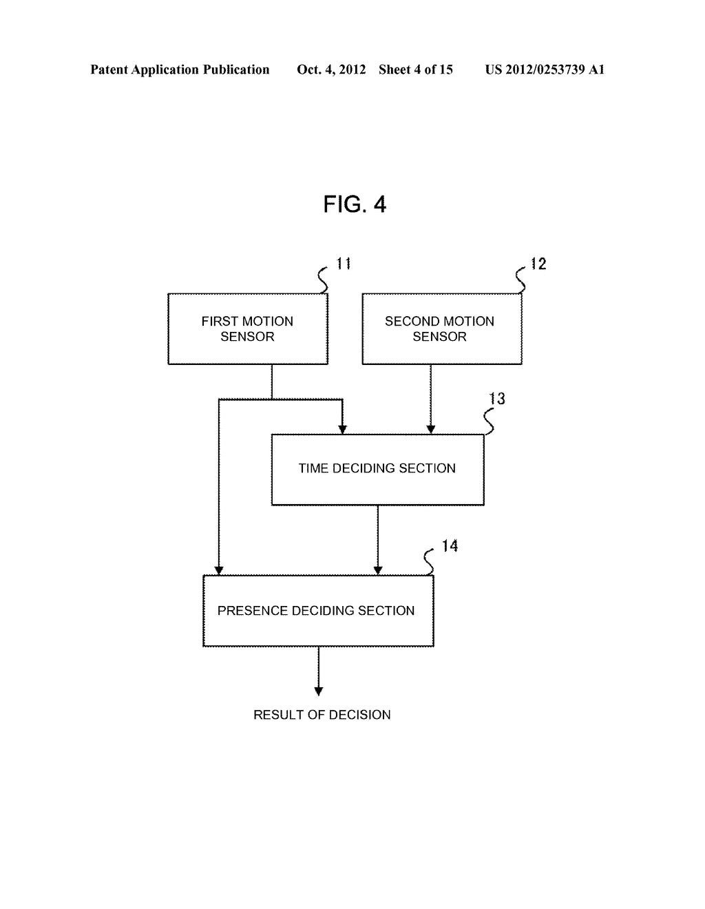 PRESENCE DECIDING APPARATUS, SYSTEM, METHOD AND PROGRAM - diagram, schematic, and image 05