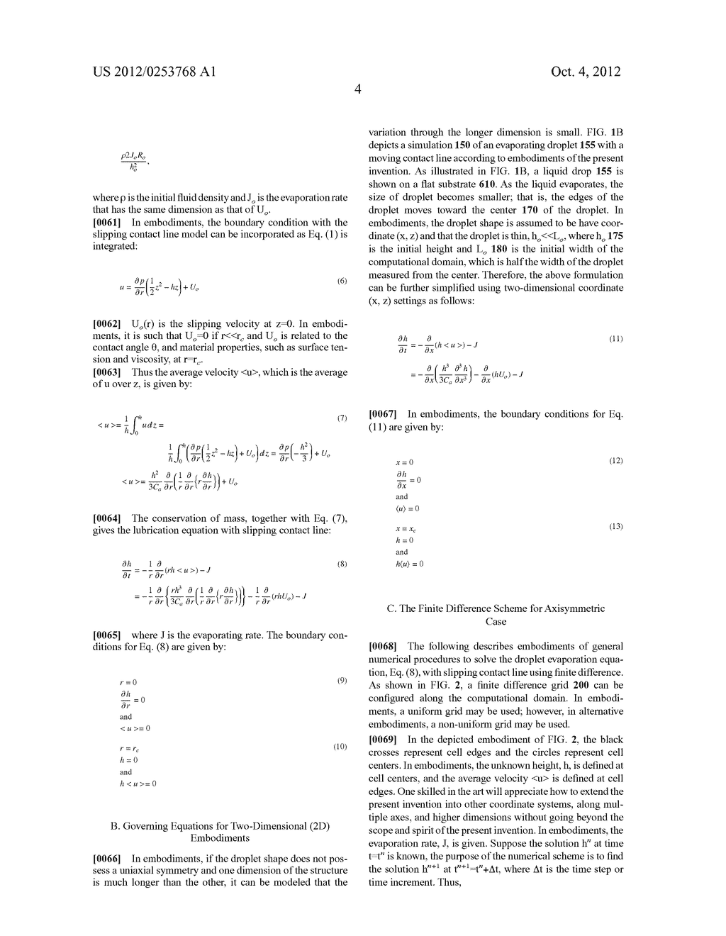 Simulating a Droplet with Moving Contact Edge on a Planar Surface - diagram, schematic, and image 23