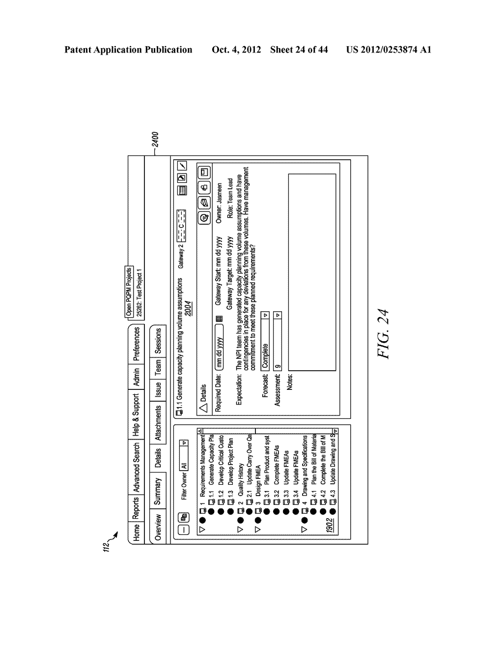 GRAPHICAL USER INTERFACE FOR PRODUCT QUALITY PLANNING AND MANAGEMENT - diagram, schematic, and image 25