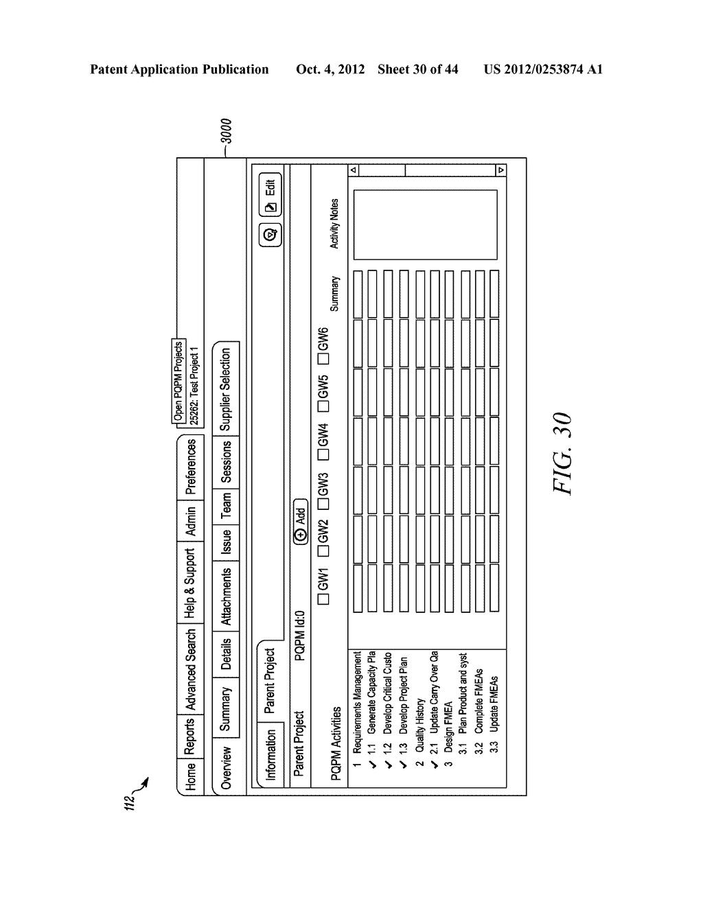 GRAPHICAL USER INTERFACE FOR PRODUCT QUALITY PLANNING AND MANAGEMENT - diagram, schematic, and image 31