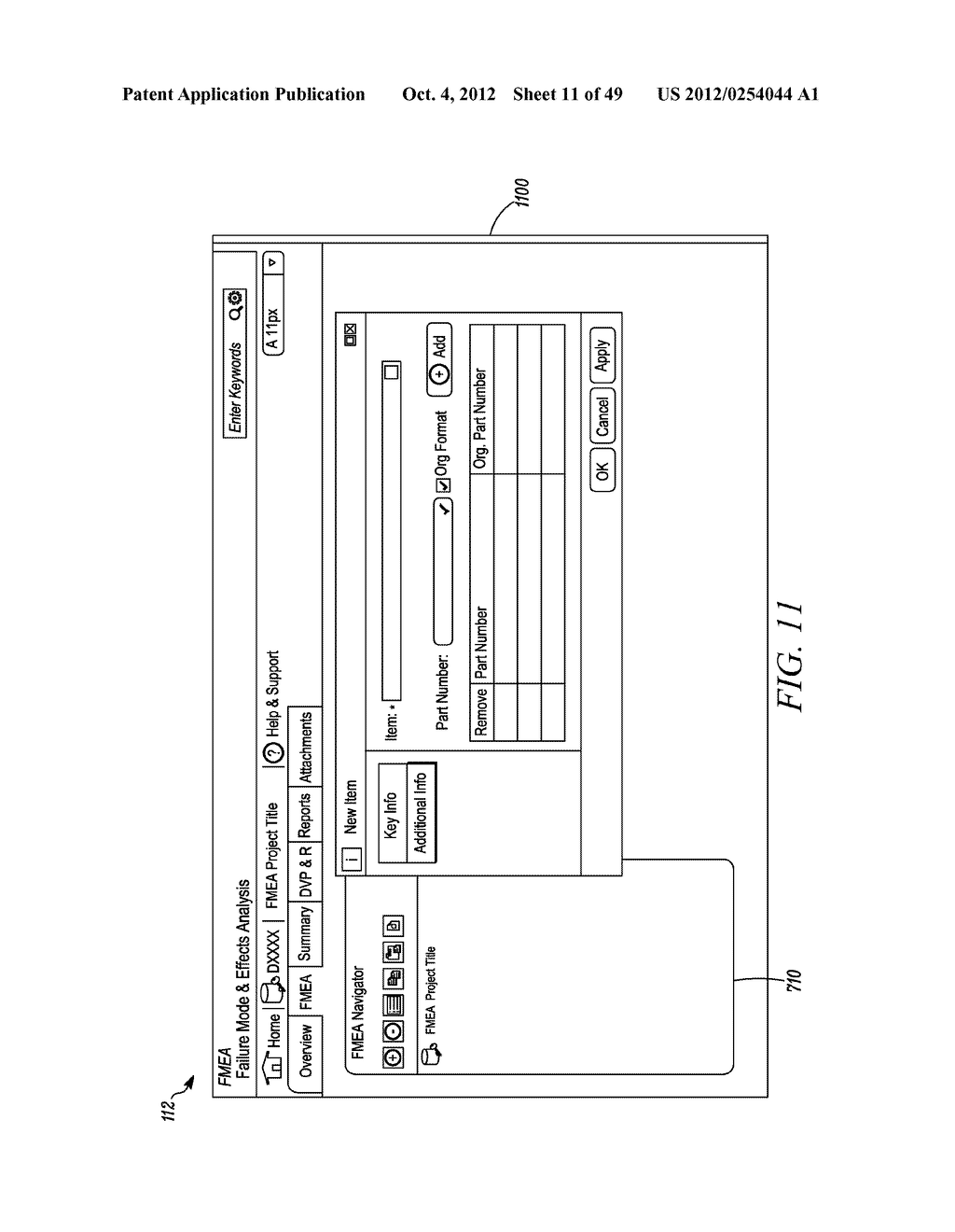 GRAPHICAL USER INTERFACE FOR FAILURE MODE AND EFFECT ANALYSIS - diagram, schematic, and image 12