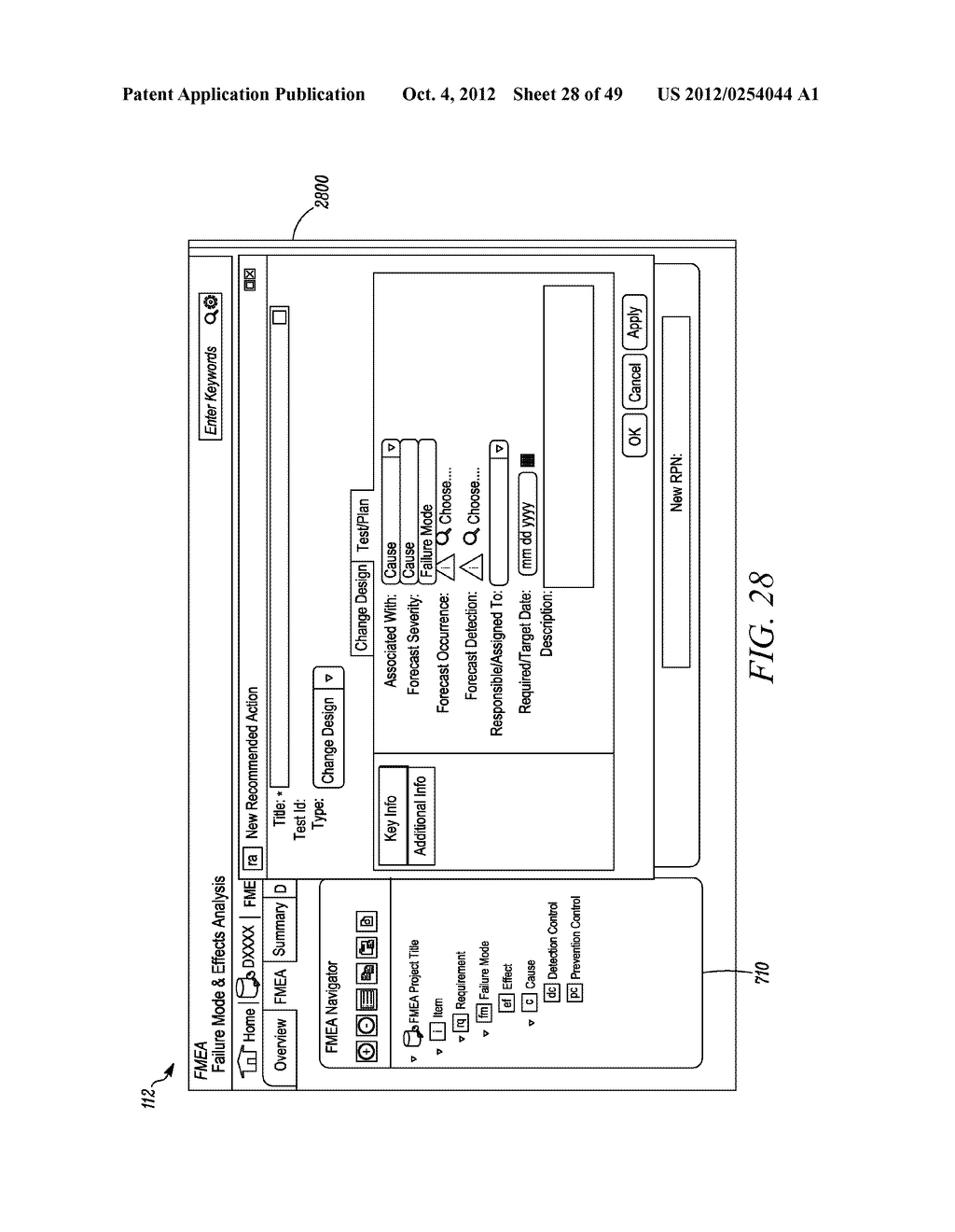 GRAPHICAL USER INTERFACE FOR FAILURE MODE AND EFFECT ANALYSIS - diagram, schematic, and image 29