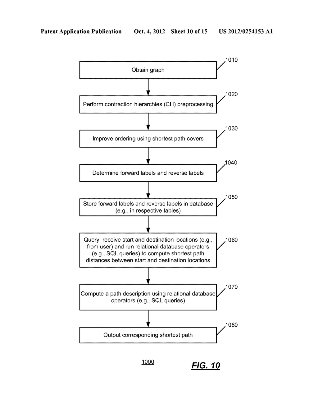 SHORTEST PATH DETERMINATION IN DATABASES - diagram, schematic, and image 11