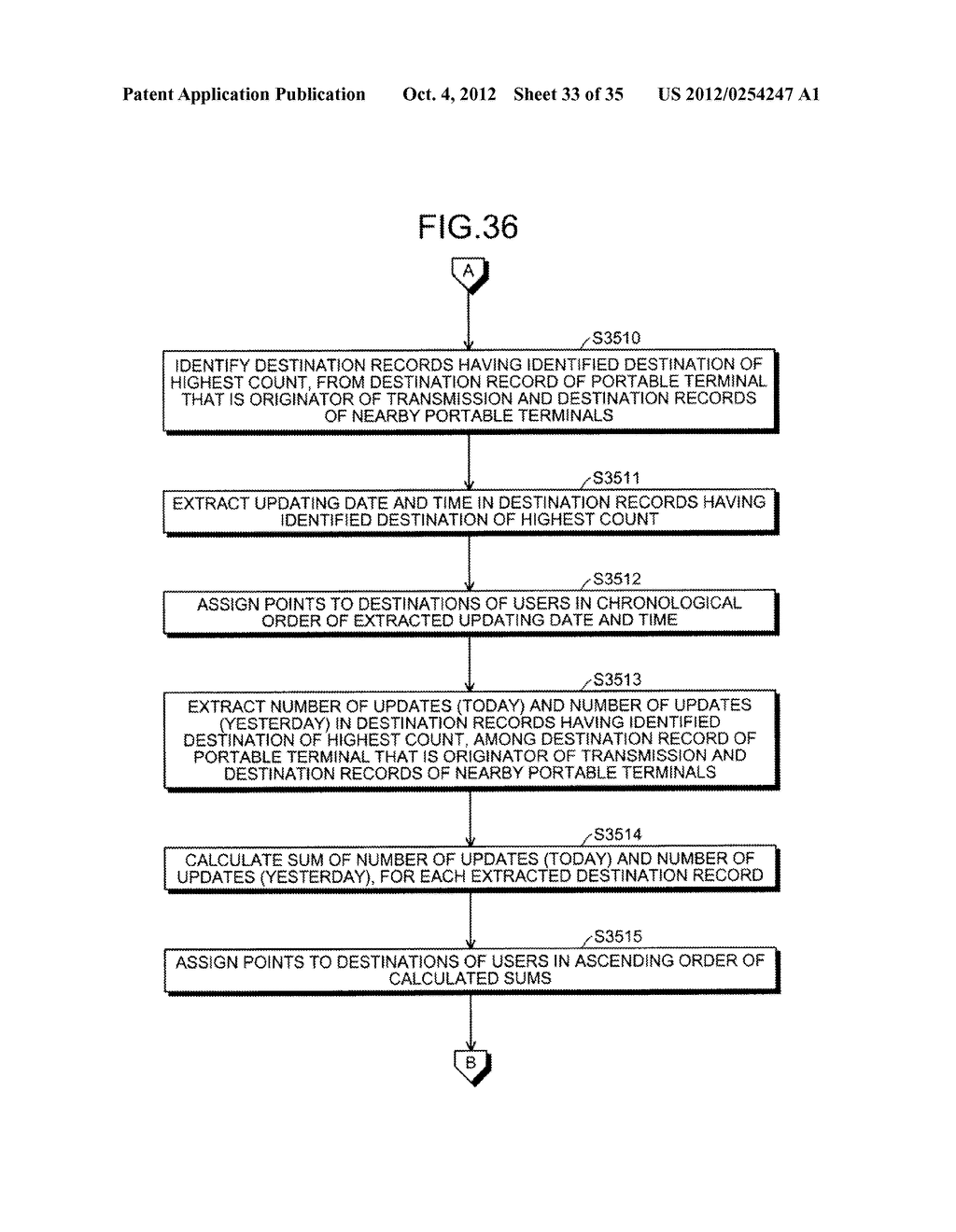 COMPUTER PRODUCT AND DESTINATION DETERMINING METHOD - diagram, schematic, and image 34