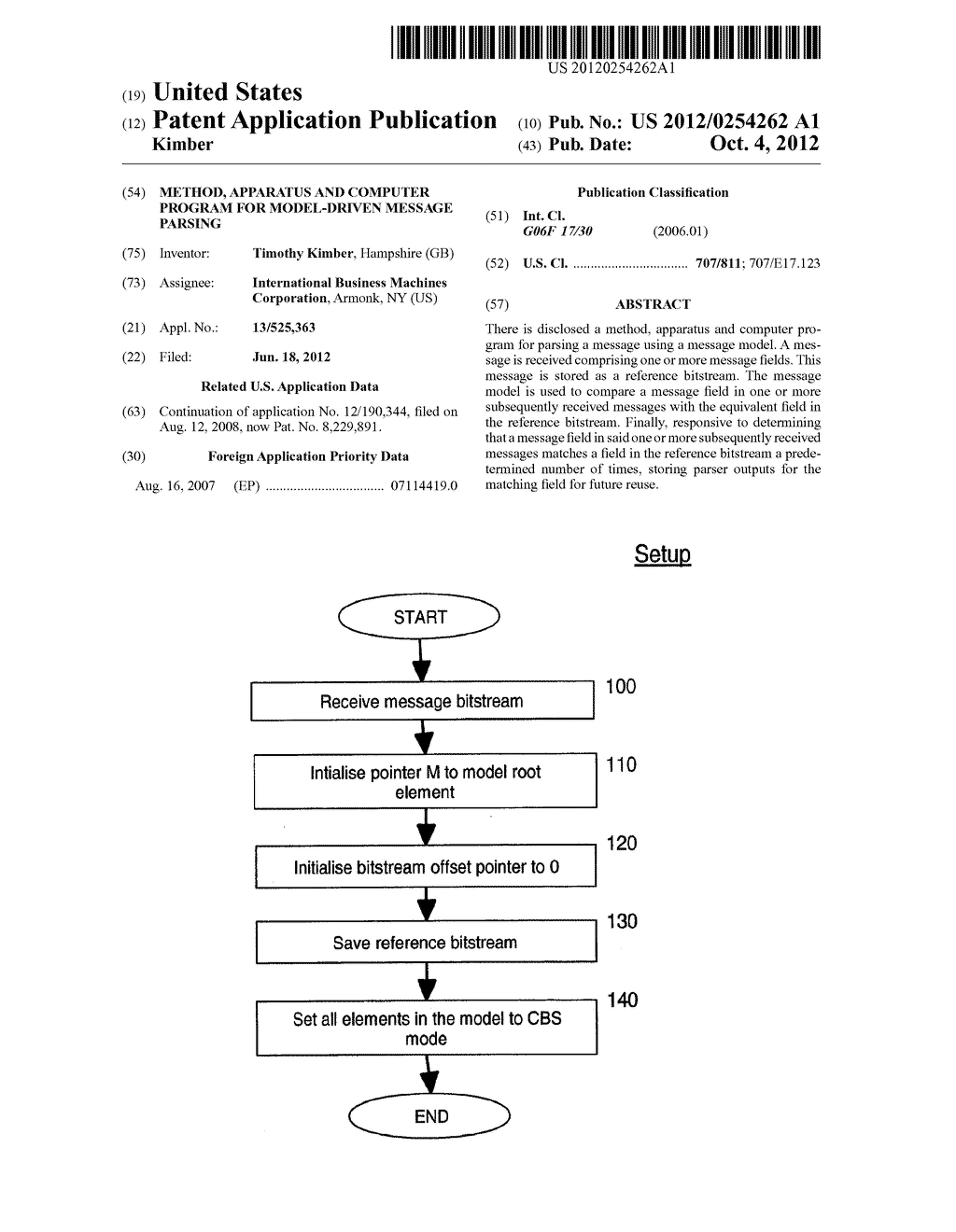 METHOD, APPARATUS AND COMPUTER PROGRAM FOR MODEL-DRIVEN MESSAGE PARSING - diagram, schematic, and image 01