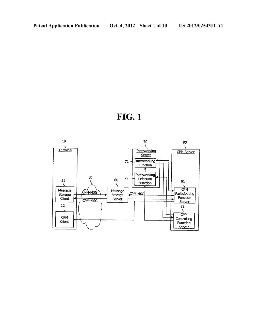 METHOD FOR DELIVERING CPM MESSAGE AND SERVER THEREOF - diagram, schematic, and image 02