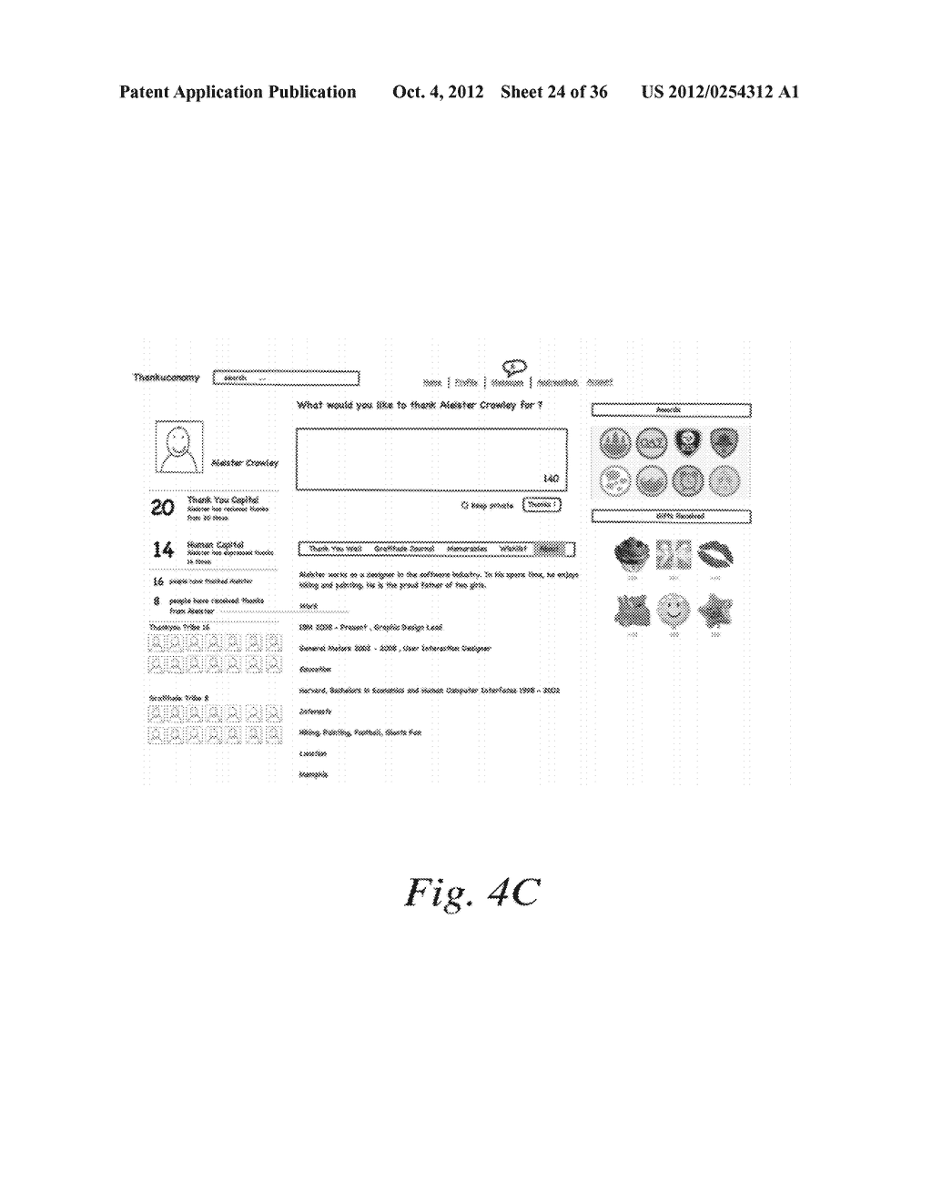 Methods and Systems for Incentivizing, Exchanging, and Tracking     Expressions of Gratitude Within a Network - diagram, schematic, and image 25